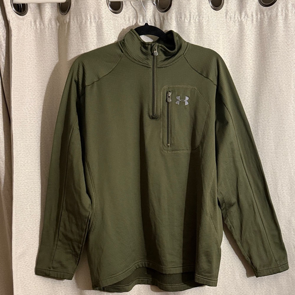 Under Armour Forest Green Quarter-Zip Top